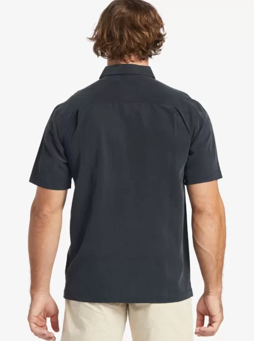 Mens Quiksilver Shirts & Polos | Waterman Tahiti Palms Premium Anti-Wrinkle Shirt