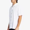Mens Quiksilver Shirts & Polos | Waterman Tahiti Palms Premium Anti-Wrinkle Shirt