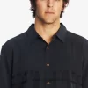 Mens Quiksilver Shirts & Polos | Waterman Tahiti Palms Premium Anti-Wrinkle Shirt