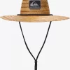 Mens Quiksilver Hats | Waterman The Tier Straw Lifeguard Hat