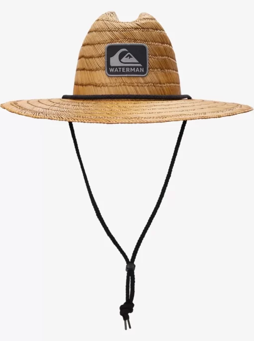 Mens Quiksilver Hats | Waterman The Tier Straw Lifeguard Hat