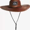 Mens Quiksilver Hats | Waterman The Tier Straw Lifeguard Hat