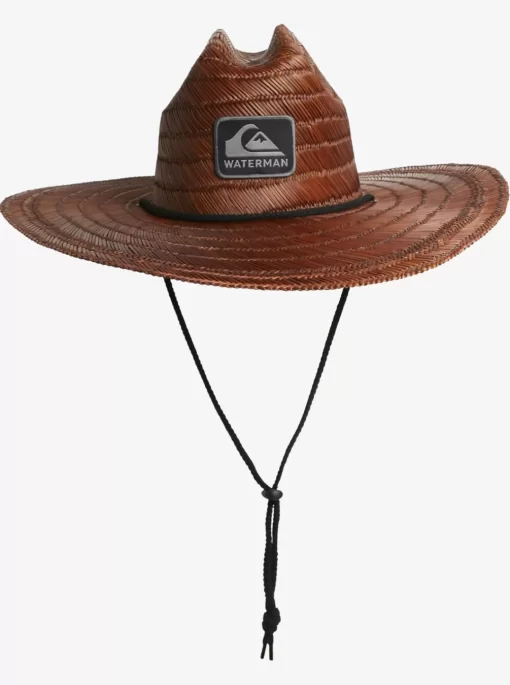 Mens Quiksilver Hats | Waterman The Tier Straw Lifeguard Hat