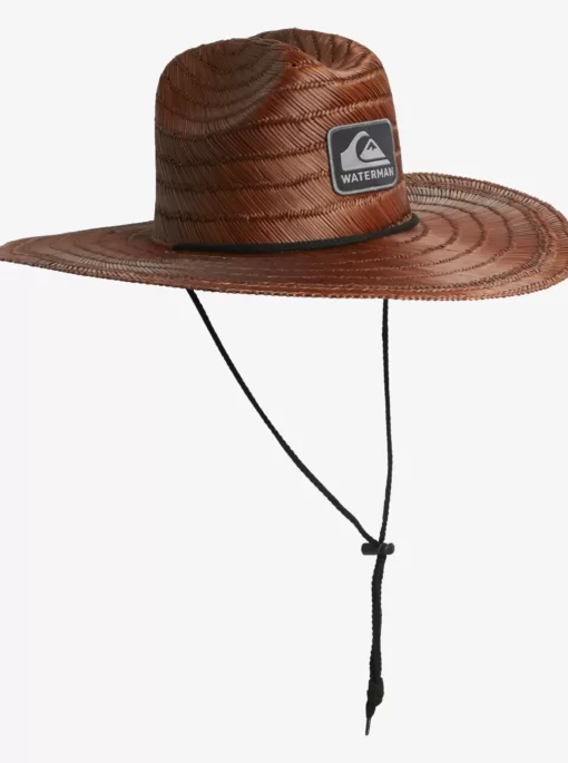 Mens Quiksilver Hats | Waterman The Tier Straw Lifeguard Hat