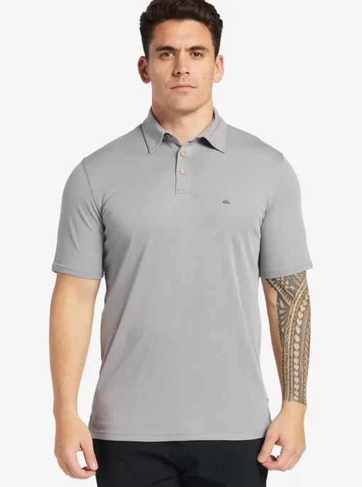 Mens Quiksilver Shirts & Polos | Waterman Waterpolo Short Sleeve Polo Shirt