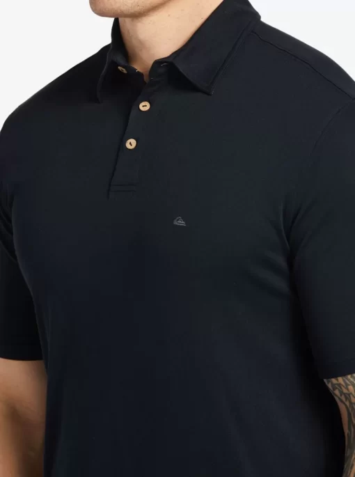 Mens Quiksilver Shirts & Polos | Waterman Waterpolo Short Sleeve Polo Shirt