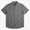 Mens Quiksilver Shirts & Polos | Winfall Short Sleeve Shirt