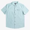Mens Quiksilver Shirts & Polos | Winfall Short Sleeve Shirt