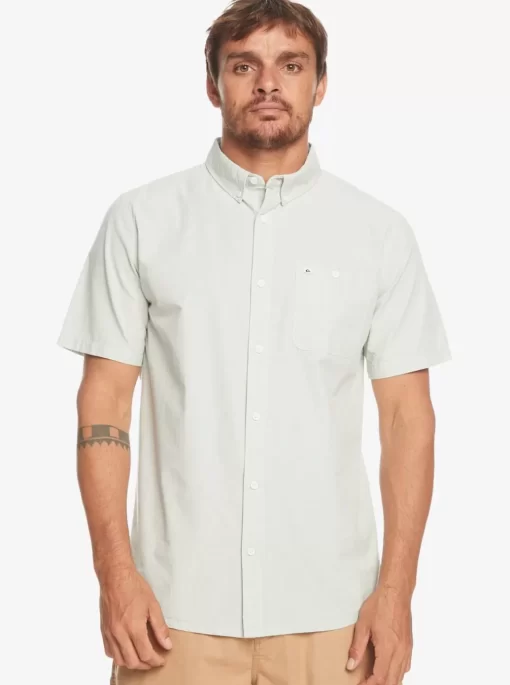 Mens Quiksilver Shirts & Polos | Winfall Short Sleeve Shirt