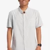 Mens Quiksilver Shirts & Polos | Winfall Short Sleeve Shirt