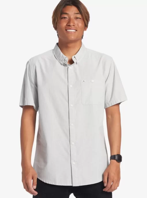 Mens Quiksilver Shirts & Polos | Winfall Short Sleeve Shirt