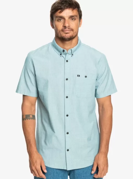 Mens Quiksilver Shirts & Polos | Winfall Short Sleeve Shirt