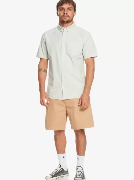Mens Quiksilver Shirts & Polos | Winfall Short Sleeve Shirt