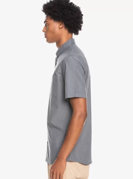 Mens Quiksilver Shirts & Polos | Winfall Short Sleeve Shirt