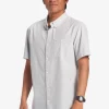 Mens Quiksilver Shirts & Polos | Winfall Short Sleeve Shirt