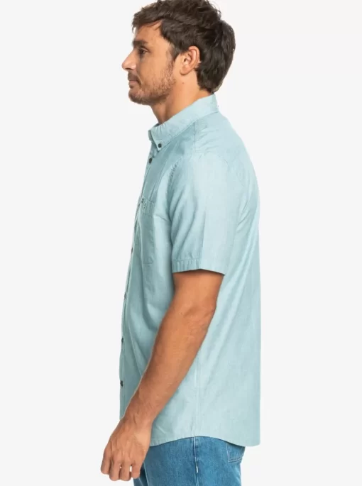 Mens Quiksilver Shirts & Polos | Winfall Short Sleeve Shirt