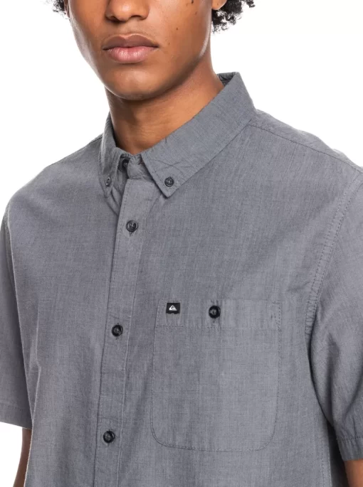 Mens Quiksilver Shirts & Polos | Winfall Short Sleeve Shirt