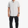 Mens Quiksilver Shirts & Polos | Winfall Short Sleeve Shirt