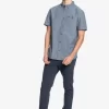 Mens Quiksilver Shirts & Polos | Winfall Short Sleeve Shirt