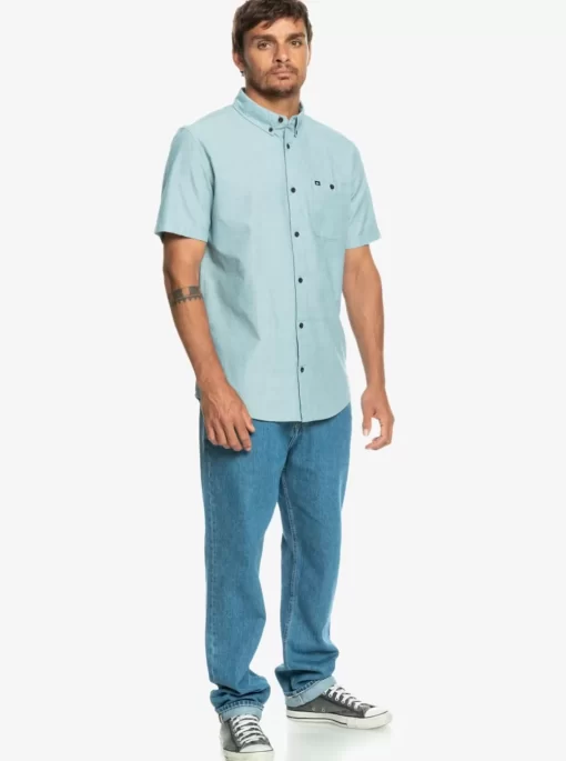 Mens Quiksilver Shirts & Polos | Winfall Short Sleeve Shirt